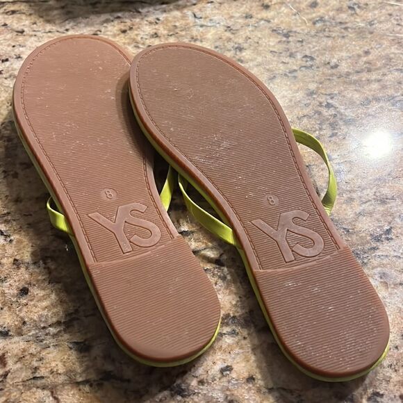 Yosi Samra Green Patent Flats - Size 8 - Great Condition Womens Size 8 - Picture 2 of 2